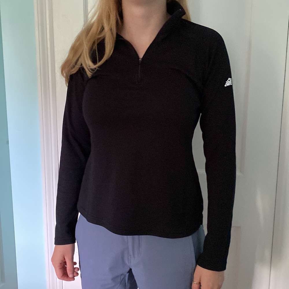 EMS Black S Quarter Zip Thin Layer